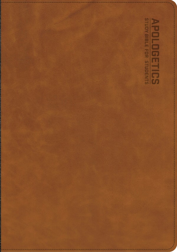 Cover image for CSB Apologetics Study Bible for Students, Brown Leathertouch, isbn: 9798384557807