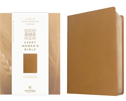 Cover image for NLT Every Woman's Bible, Filament Enabled (Genuine Leather, Camel, Red Letter), isbn: 9798400503085