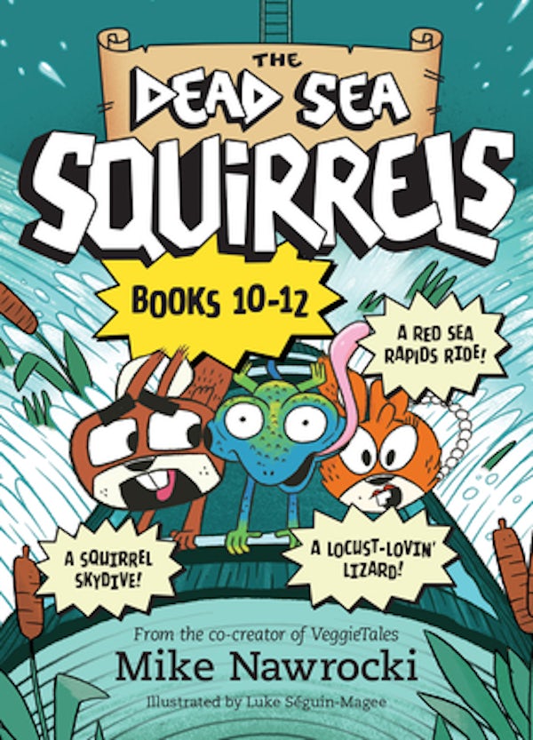 Cover image for The Dead Sea Squirrels Set Books 10--12: Risky River Rescue / A Twisty-Turny Journey / Babbleland Breakout, isbn: 9798400503375
