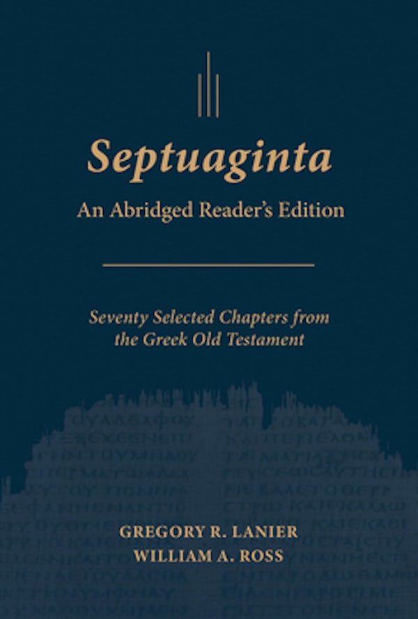 Cover image for Septuaginta: An Abridged Reader's Edition, isbn: 9798400504693