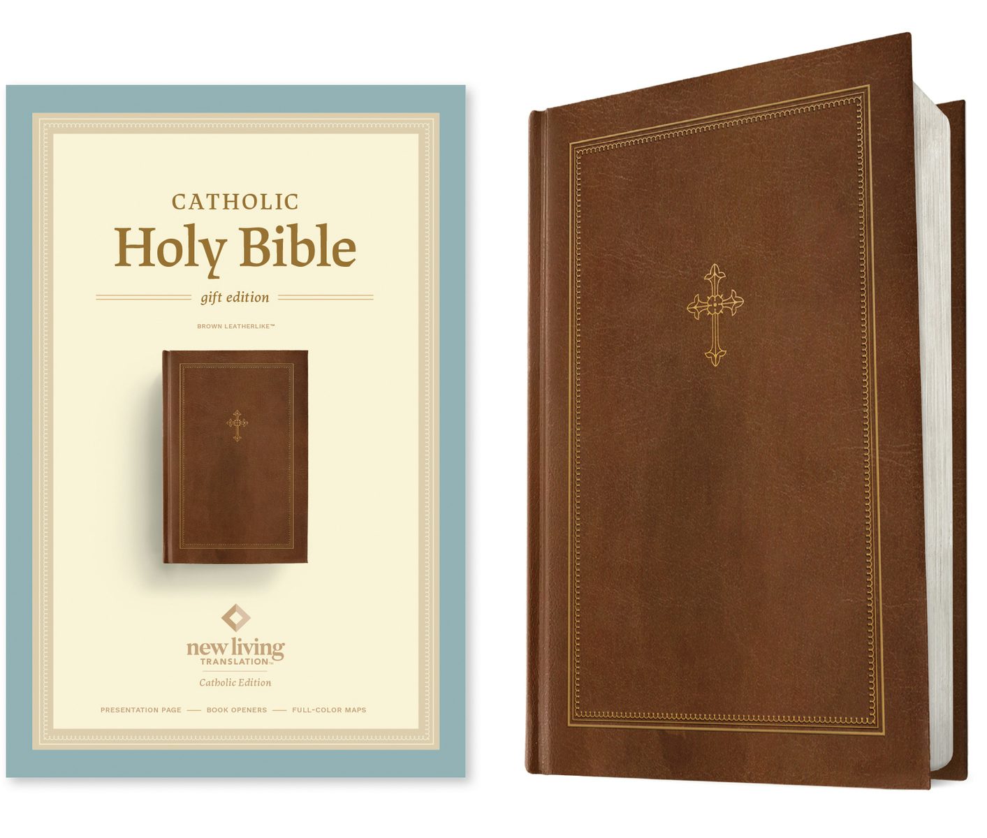 Cover image for NLT Catholic Holy Bible, Gift Edition (Hardcover Leatherlike), isbn: 9798400508684