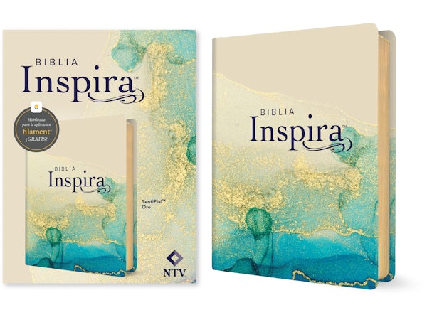 Cover image for Biblia Inspira Ntv Con Filament (Sentipiel, Oro), isbn: 9798400509544