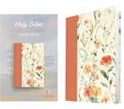 Cover image for NLT Large Print Slimline Reference Bible (Hardcover, Peach Meadows, Red Letter), isbn: 9798400510014
