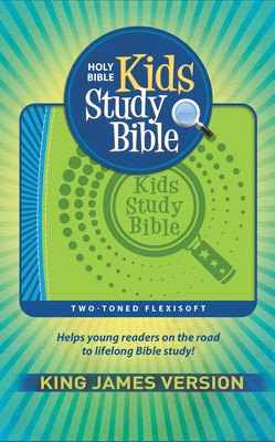 Cover image for KJV Kids Study Bible (Flexisoft, Green/Blue, Red Letter), isbn: 9798400511714