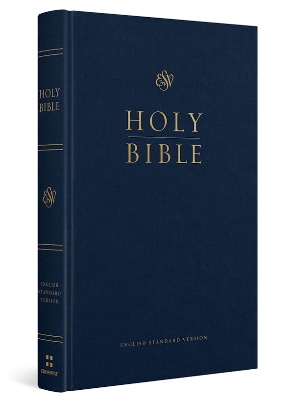 Cover image for ESV Church Bible, Large Print (Hardcover, Blue), isbn: 9798874900090