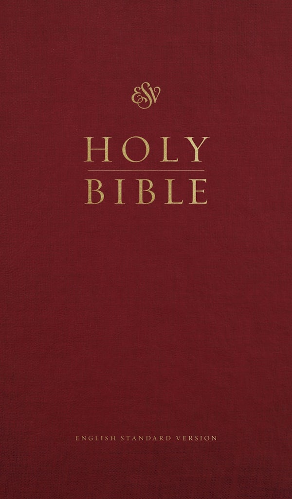 Cover image for ESV Church Bible, Large Print (Hardcover, Burgundy), isbn: 9798874900106