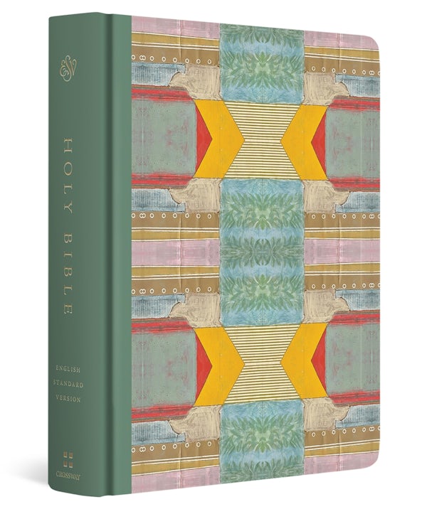 Cover image for ESV Single Column Journaling Bible, Artist Series (Cloth Over Board, Jessica Dennis Bush, Trellis), isbn: 9798874900120