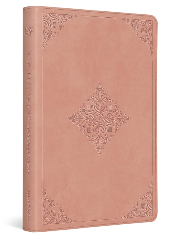 Cover image for ESV New Testament with Psalms and Proverbs (Trutone, Blush Rose, Fleur-De-Lis Design), isbn: 9798874900229