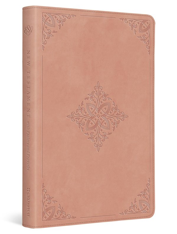Cover image for ESV New Testament with Psalms and Proverbs (Trutone, Blush Rose, Fleur-De-Lis Design), isbn: 9798874900229