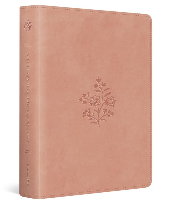 Cover image for ESV Single Column Journaling Bible (Trutone, Blush Rose, Wildflower Design), isbn: 9798874900250