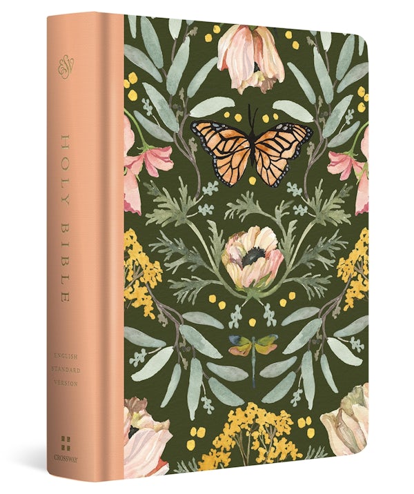 Cover image for ESV Single Column Journaling Bible, Artist Series (Hardcover, Ruth Chou Simons, Be Transformed), isbn: 9798874900922