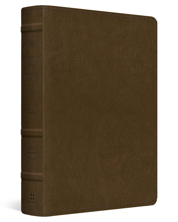 Cover image for ESV Applying the Gospel Study Bible for Men (Trutone, Brown), isbn: 9798874902490
