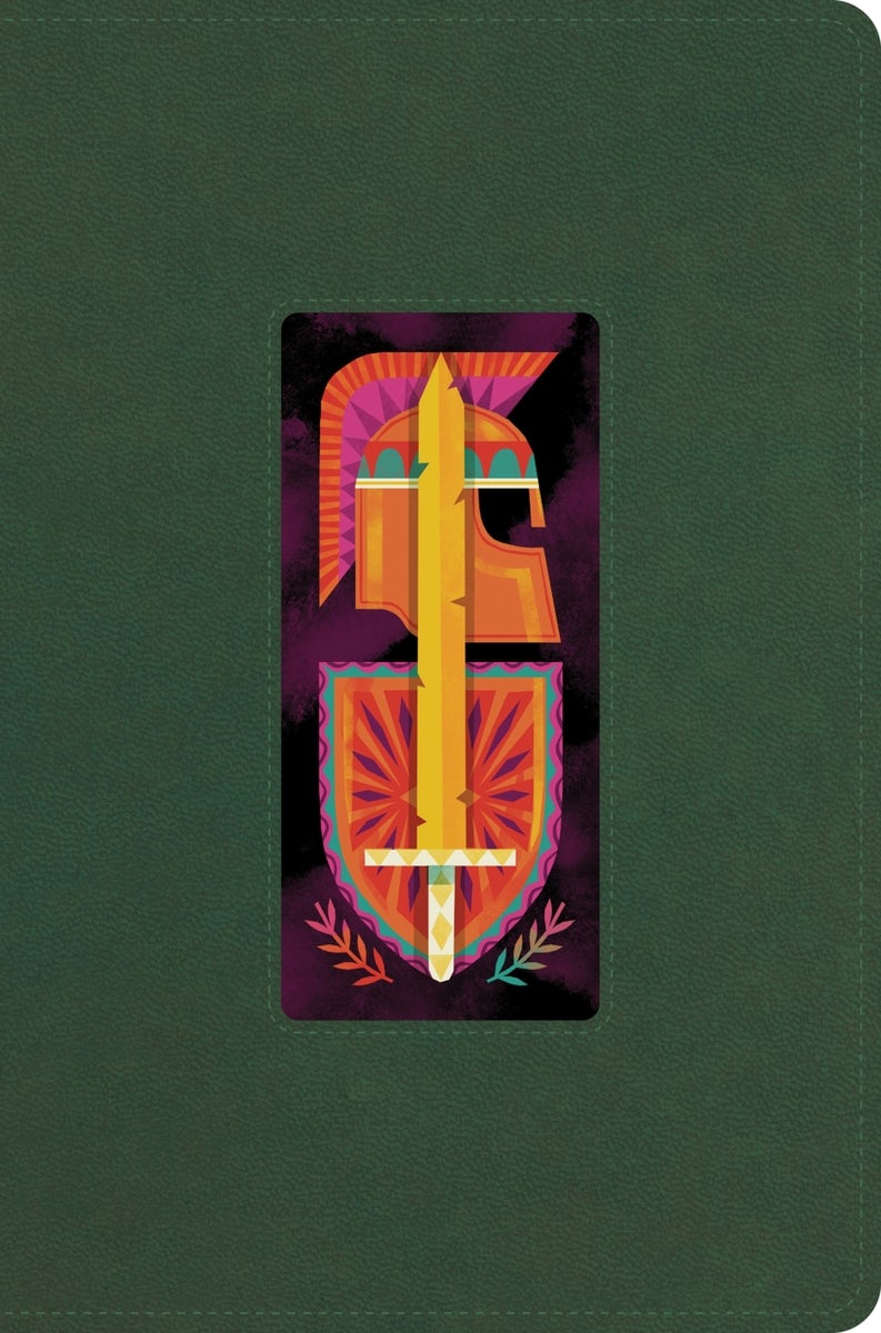 Cover image for ESV the Biggest Story Holy Bible for Kids (Trutone, Dark Green, Armor Design), isbn: 9798874902537