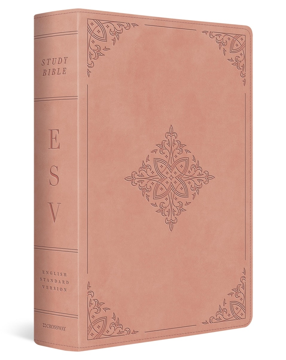 Cover image for ESV Study Bible (Trutone, Blush Rose, Fleur-De-Lis Design), isbn: 9798874902681