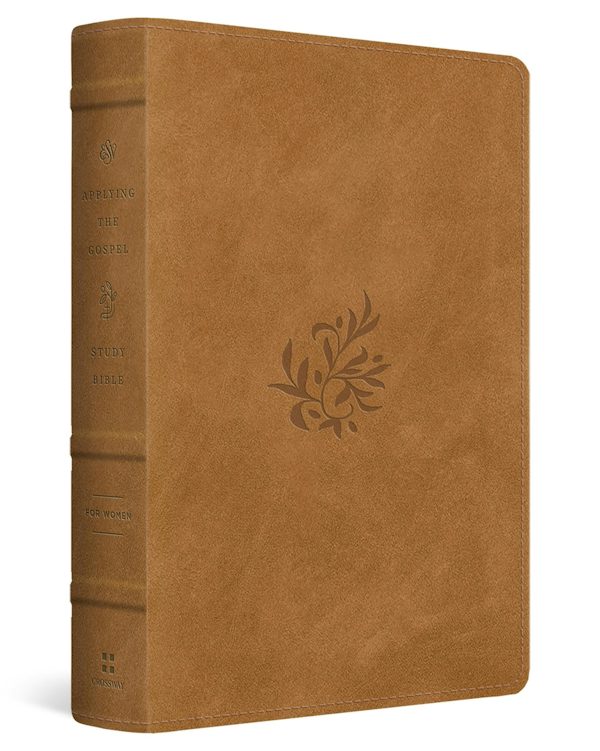 Cover image for ESV Applying the Gospel Study Bible for Women (Trutone, Nubuck Caramel, Tender Branch Design), isbn: 9798874902742