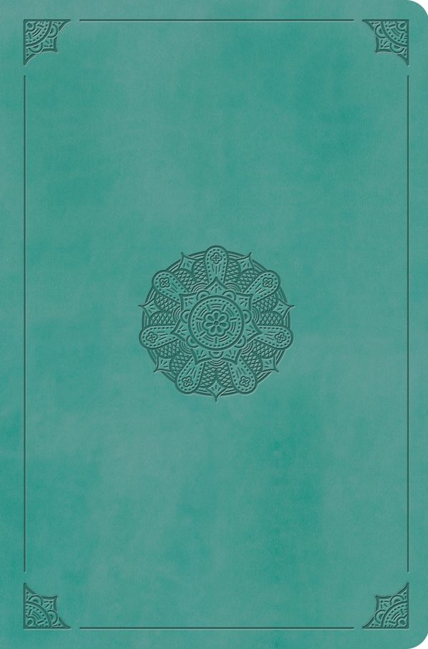 Cover image for ESV Value Compact Bible (Trutone, Turquoise, Emblem Design), isbn: 9798874902797