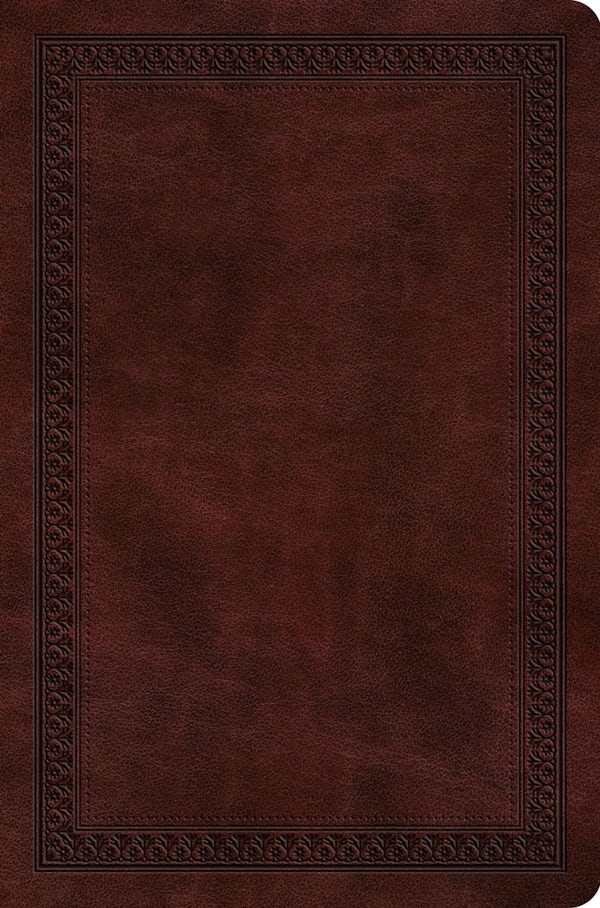 Cover image for ESV Value Compact Bible (Trutone, Mahogany, Border Design), isbn: 9798874902841