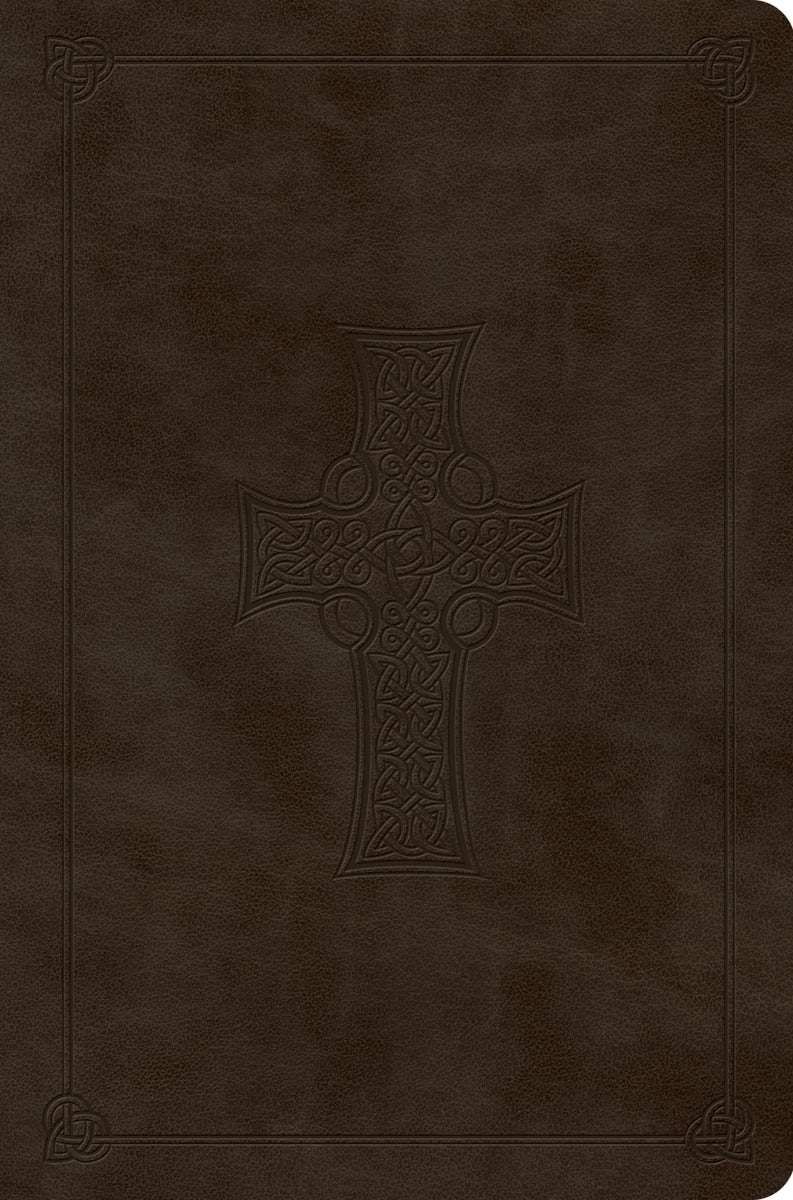 Cover image for ESV Value Compact Bible (Trutone, Olive, Celtic Cross Design), isbn: 9798874902858