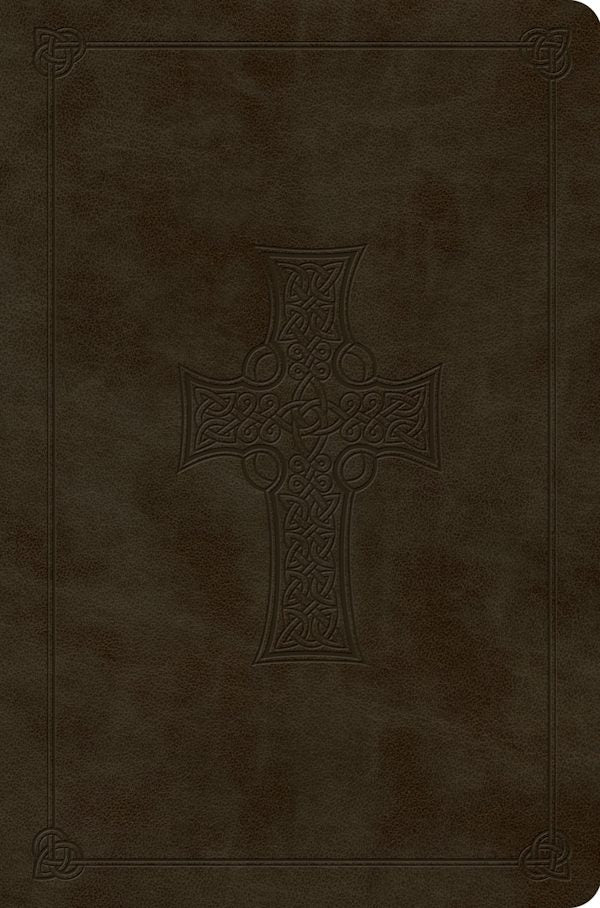 Cover image for ESV Value Compact Bible (Trutone, Olive, Celtic Cross Design), isbn: 9798874902858