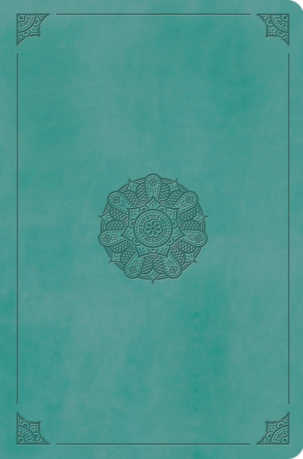 Cover image for ESV Value Compact Bible, Red Letter (Trutone, Turquoise, Emblem Design), isbn: 9798874902896