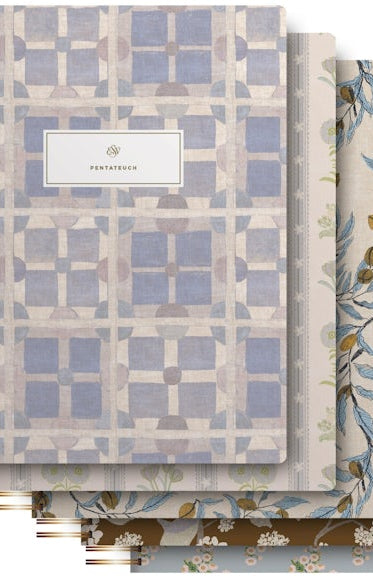 Cover image for ESV Spiral-Bound Journaling Bible, Five-Volume Set (Hardcover, Cover Artwork by Lulie Wallace), isbn: 9798874903039