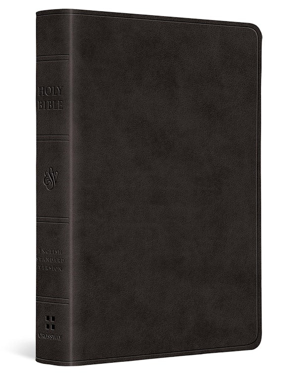 Cover image for ESV Large Print Value Compact Bible, Red Letter (Trutone, Black), isbn: 9798874903107