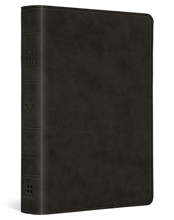 Cover image for ESV Large Print Value Compact Bible, Red Letter (Trutone, Black), isbn: 9798874903107