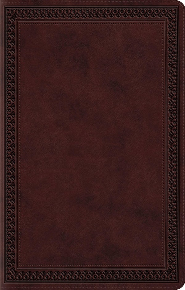 Cover image for ESV Premium Gift Bible (Trutone, Mahogany, Border Design), isbn: 9798874903169