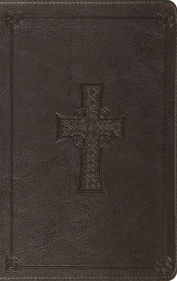 Cover image for ESV Value Thinline Bible (Trutone, Charcoal, Celtic Cross Design), isbn: 9798874903305
