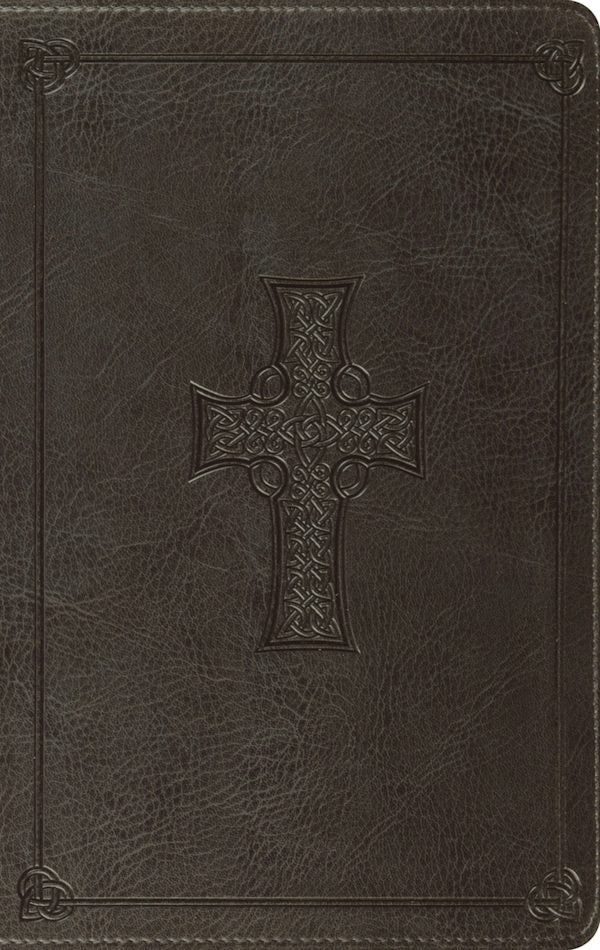 Cover image for ESV Value Thinline Bible (Trutone, Charcoal, Celtic Cross Design), isbn: 9798874903305