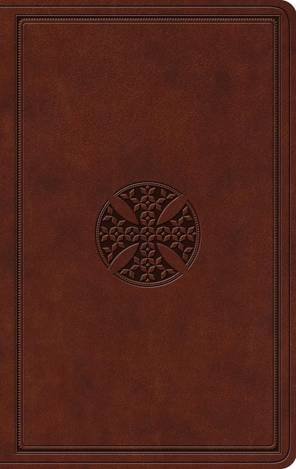 Cover image for ESV Value Thinline Bible (Trutone, Brown, Mosaic Cross Design), isbn: 9798874903312