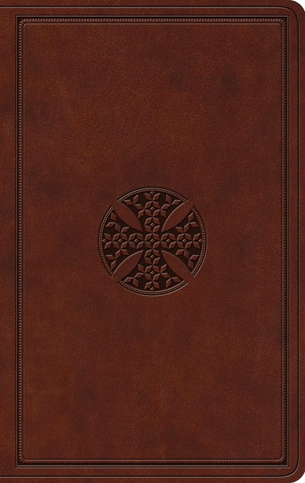 Cover image for ESV Value Thinline Bible (Trutone, Brown, Mosaic Cross Design), isbn: 9798874903312