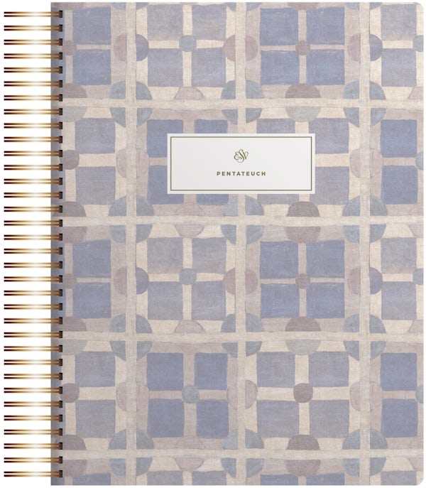 Cover image for ESV Spiral-Bound Journaling Bible, Pentateuch (Hardcover, Cover Artwork by Lulie Wallace), isbn: 9798874903671
