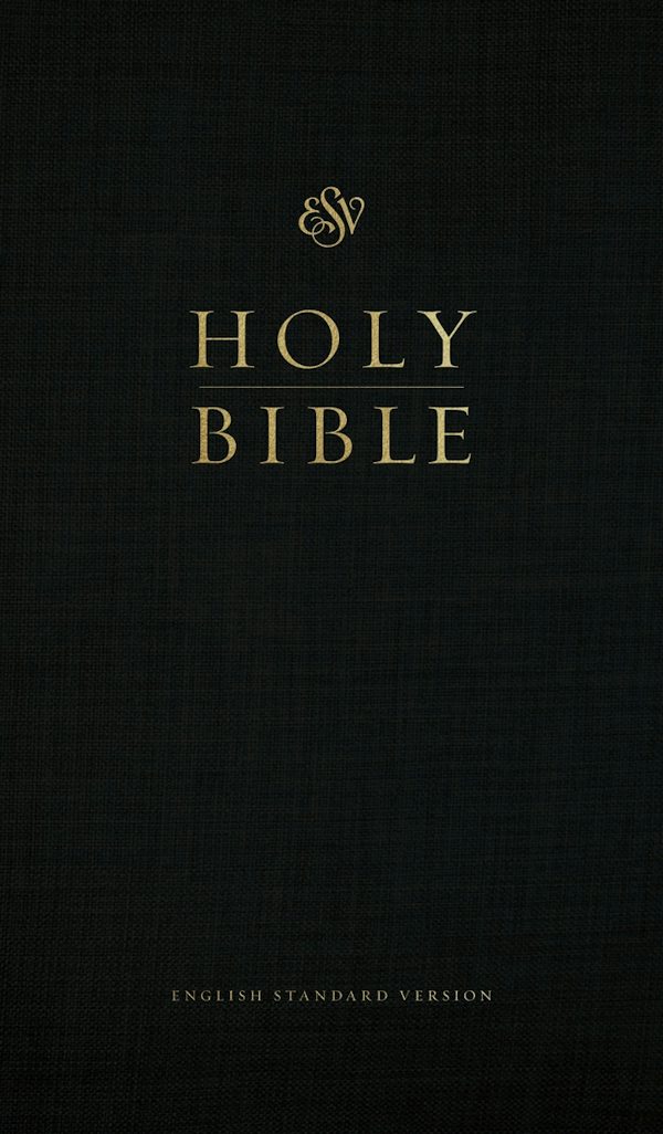 Cover image for ESV Church Bible, Large Print, Red Letter (Hardcover, Black), isbn: 9798874903749