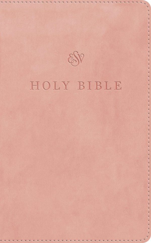 Cover image for ESV Premium Church Bible, Large Print, Red Letter (Trutone, Blush Rose), isbn: 9798874904050