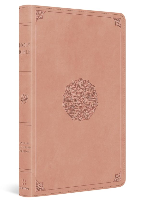 Cover image for ESV Thinline Bible, Thumb Indexed (Trutone, Blush Rose, Emblem Design), isbn: 9798874904333