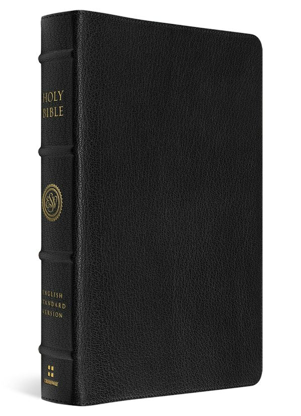 Cover image for ESV Heirloom Bible, Veritas: Single Column Edition (Goatskin, Black), isbn: 9798874904388