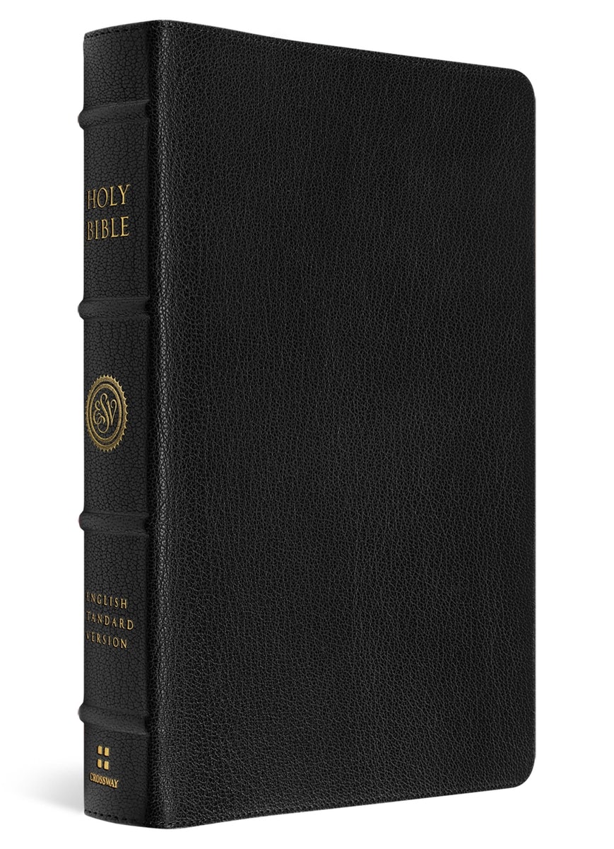 Cover image for ESV Heirloom Bible, Gloria Dei: Single Column Edition (Goatskin, Black, Full Yapp), isbn: 9798874904463