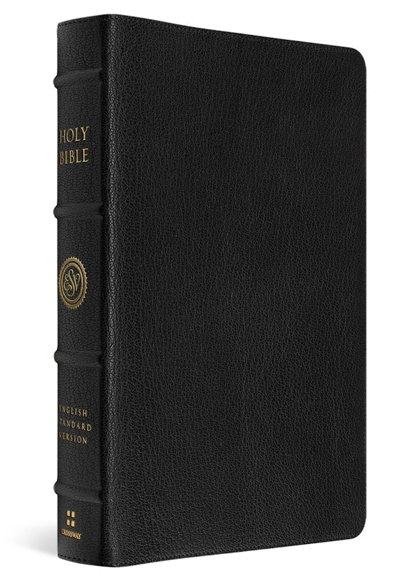Cover image for ESV Heirloom Bible, Gloria Dei: Single Column Edition (Goatskin, Black, Full Yapp), isbn: 9798874904463
