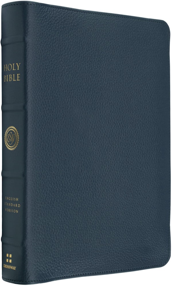 Cover image for ESV Heirloom Bible, Coram Deo: Thinline Edition (Calfskin, Meridian Blue), isbn: 9798874904500