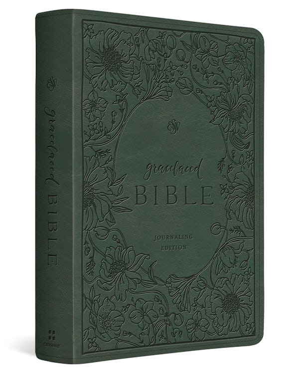 Cover image for ESV Gracelaced Bible, Journaling Edition (Artwork by Ruth Chou Simons) (Trutone, Quiet Forest), isbn: 9798874904562