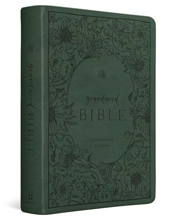 Cover image for ESV Gracelaced Bible, Journaling Edition (Artwork by Ruth Chou Simons) (Trutone, Quiet Forest), isbn: 9798874904562