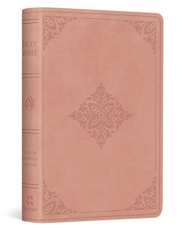 Cover image for ESV Vest Pocket New Testament with Psalms and Proverbs, Red Letter (Trutone, Blush Rose, Fleur-De-Lis Design), isbn: 9798874906283