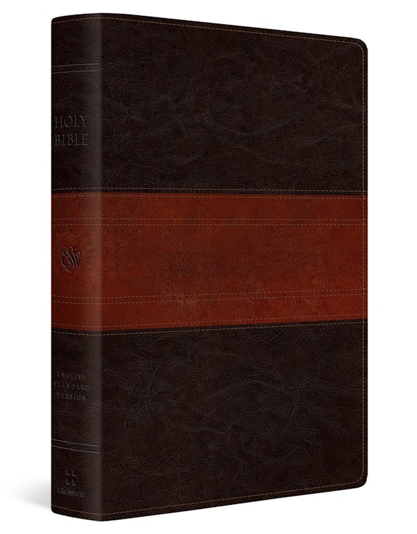 Cover image for ESV Giant Print Personal Size Bible (Trutone, Forest/Tan, Trail Design), isbn: 9798874906429