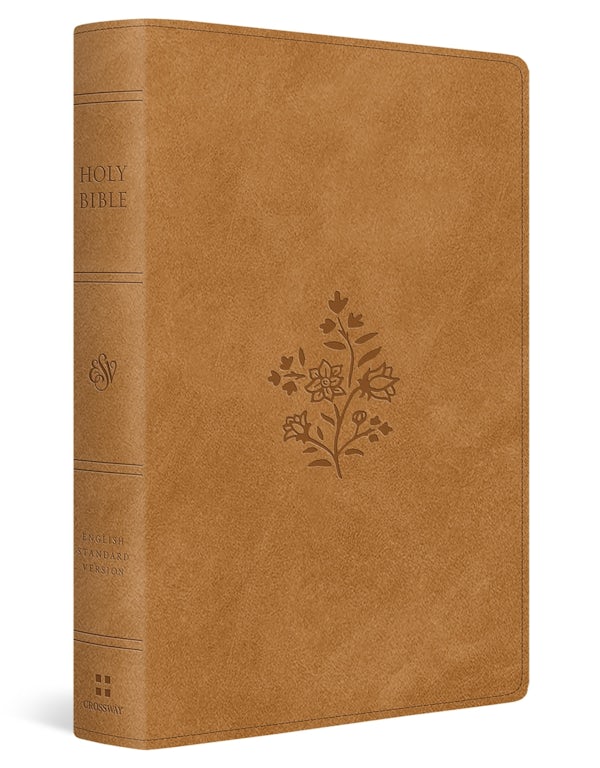 Cover image for ESV Giant Print Personal Size Bible (Trutone, Nubuck Caramel, Wildflower Design), isbn: 9798874906436