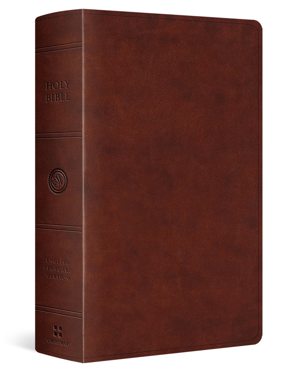Cover image for ESV Giant Print Personal Size Bible, Red Letter (Trutone, Chestnut), isbn: 9798874906566