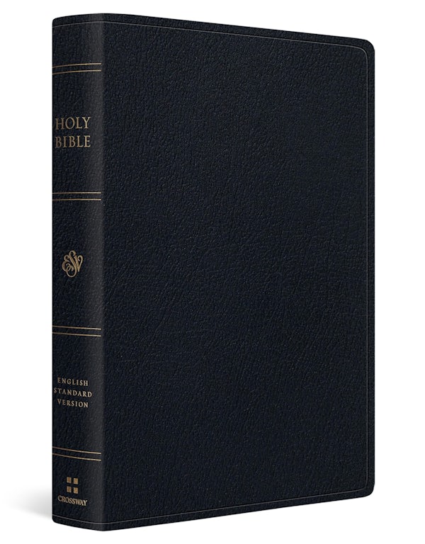 Cover image for ESV Giant Print Personal Size Bible, Red Letter (Genuine Leather, Black), isbn: 9798874906603