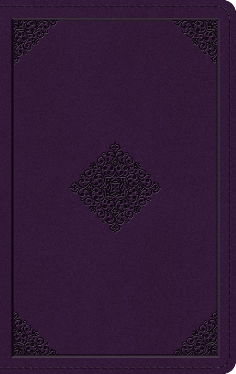 Cover image for ESV Giant Print Personal Size Bible, Red Letter (Trutone, Lavender, Ornament Design), isbn: 9798874906627