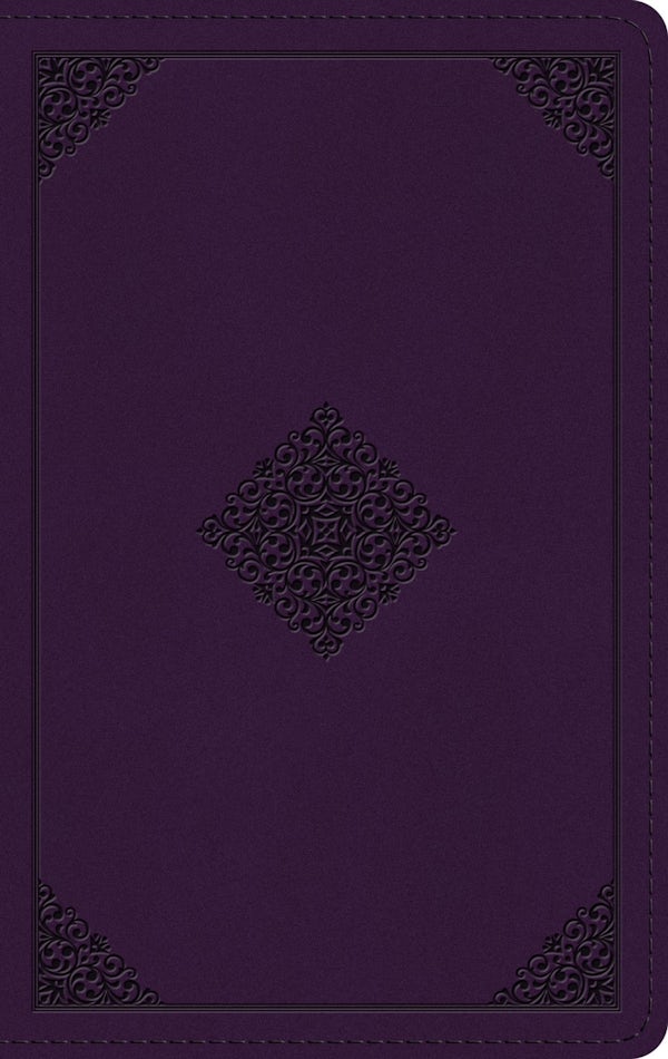 Cover image for ESV Giant Print Personal Size Bible, Red Letter (Trutone, Lavender, Ornament Design), isbn: 9798874906627