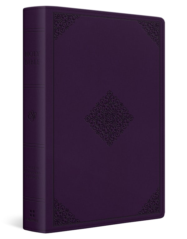 Cover image for ESV Giant Print Personal Size Bible, Red Letter (Trutone, Lavender, Ornament Design), isbn: 9798874906627